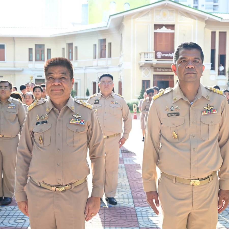 สำนักกฎหมายเข้าร่วมกิจกรรมเคารพธงชาติและร้องเพลงชาติไทย เนื่องในเนื่องในวันพระราชทานธงชาติไทย (Thai National Flag Day) ประจำปี 2569